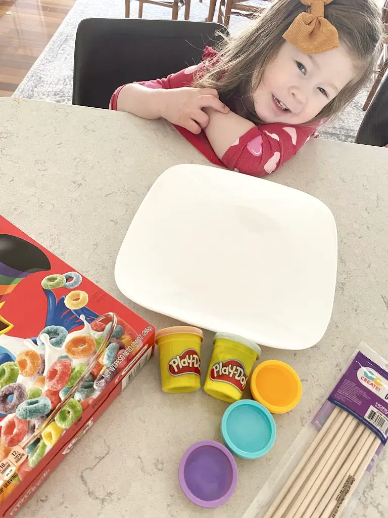 Fruit Loop Color Sorting Activity