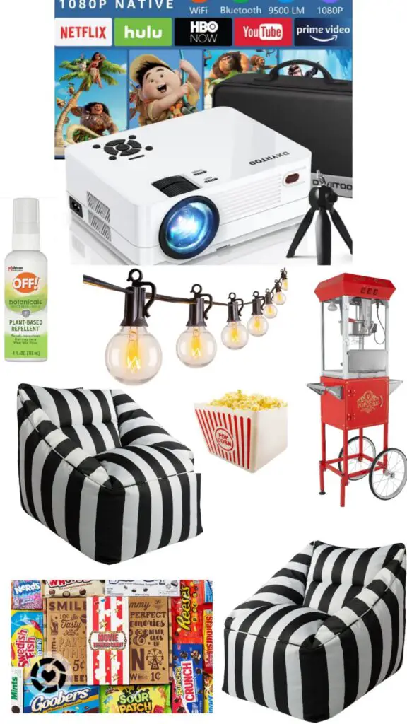 Outdoor Movie Night Finds from Amazon and Walmart