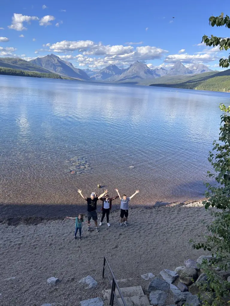 Glacier National Park with Kids Apgar Village Lake McDonald Avalanche Lake Rocky Mountains Montana 