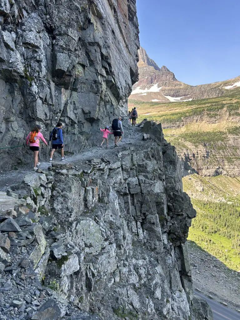 Glacier National Park with Kids – Going to the Sun Road and Highline Trail