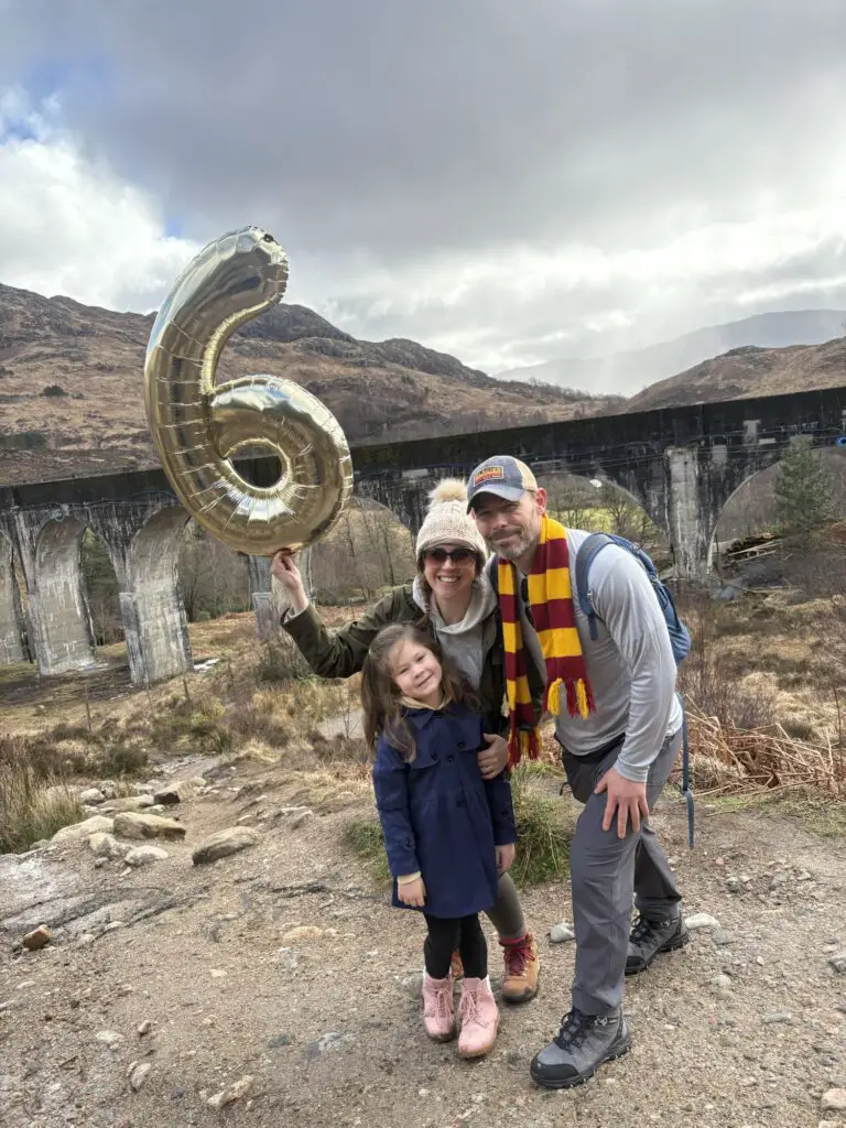 Scotland – Day 4 – Harry Potter Train, Eilean Donan Castle, Isle of Skye, The Fairy Pools and Jane’s 6th Birthday